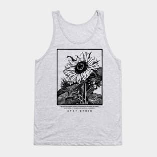 Sunflower Black design Tank Top